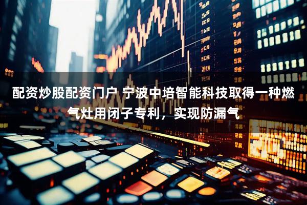 配资炒股配资门户 宁波中培智能科技取得一种燃气灶用闭子专利，实现防漏气